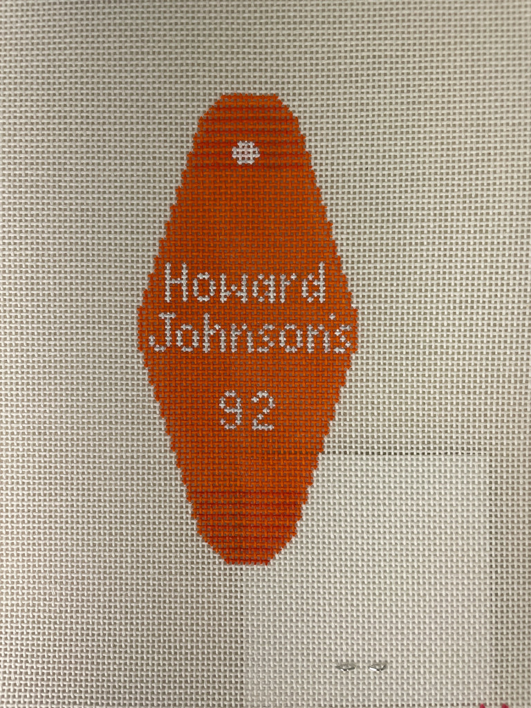 * Blue Waters Needlepoint / Needlepoint by Laura 2057 Howard Johnson's Hotel Key