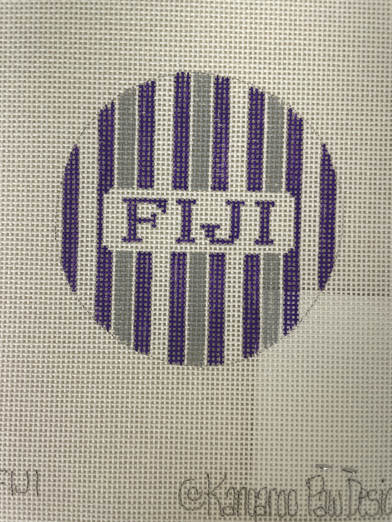 Kangaroo Paw Designs 3R2 Fiji - 3inch Round with Stripes