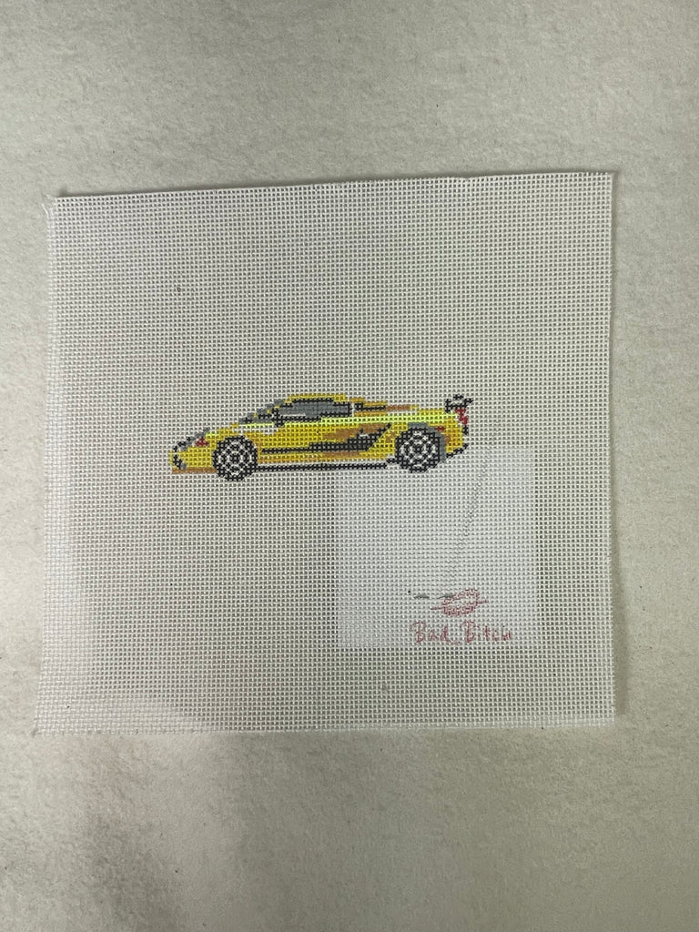 * SALE / Bad Bitch Needlepoint BB76 Lamborghini