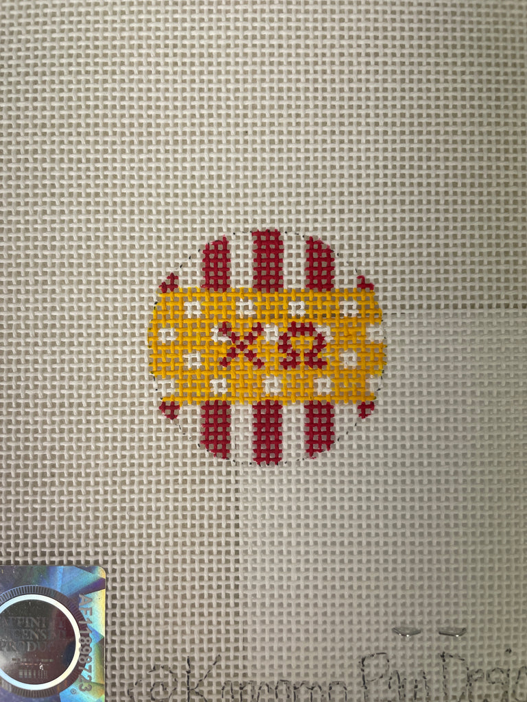 Kangaroo Paw Designs IR22 Chi Omega 1.5" Fob Insert