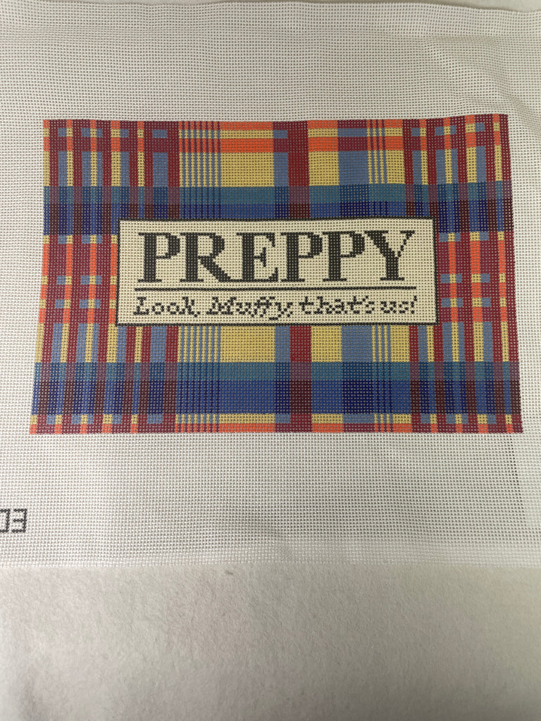 *Wheelhaus Needlepoint WN203 Preppy Madras