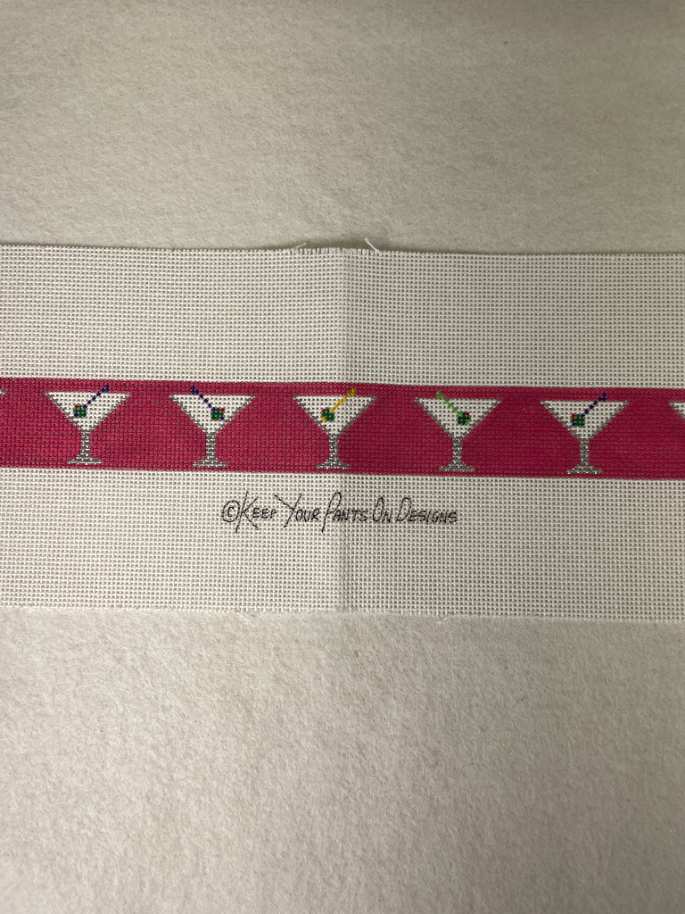 * Keep Your Pants on Designs 270A Martini Glasses- Hot Pink