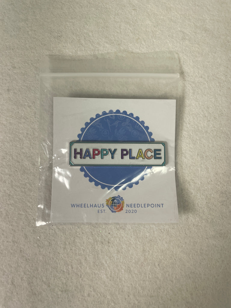 Wheelhaus Needlepoint Happy Place Needle Minder
