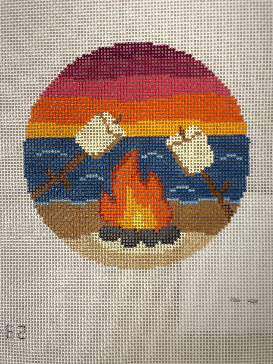 * Saturnalia Stitching 0062 Smores by the Beach