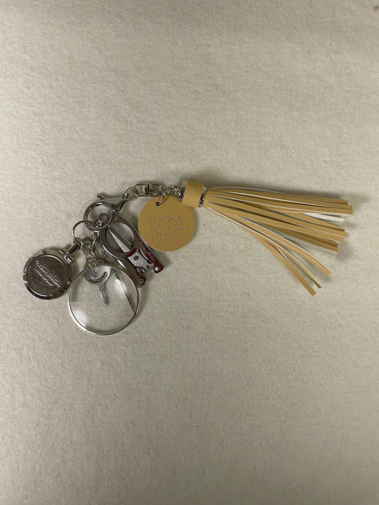 * Victoria Whitson Needlepoint VW Tassel Kit- Lemon Meringue