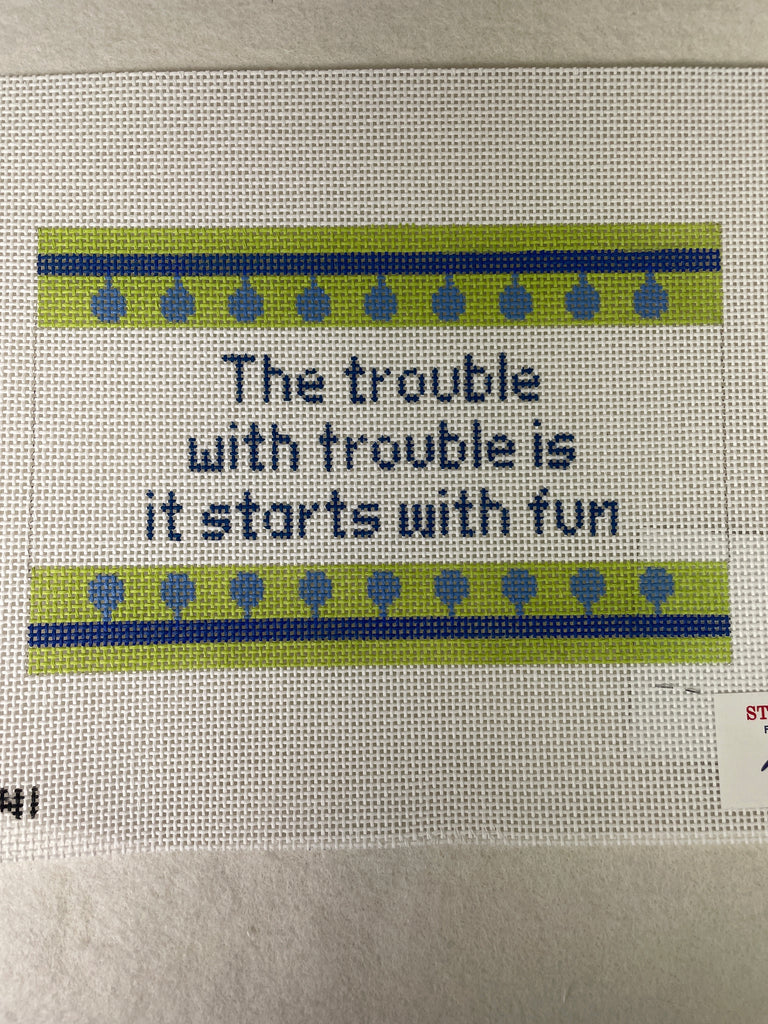 Stitch It's 126-41 The Trouble with Trouble is...