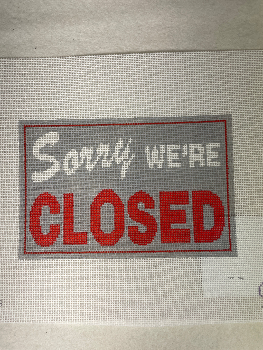Flying Stitches Designs SA109 Sorry We're Closed