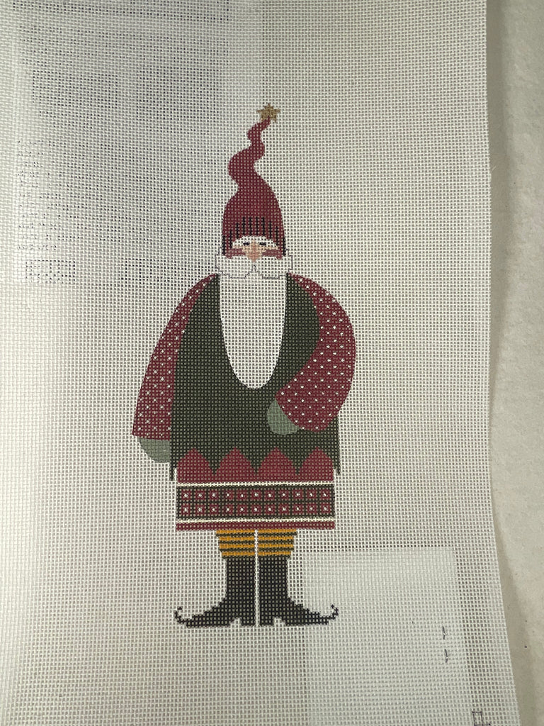 * Artist Collection HS5139 Curly Hat Santa