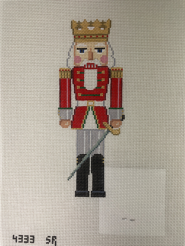 Susan Roberts Needlepoint Designs 4333 Nutcracker- Red King with Sword
