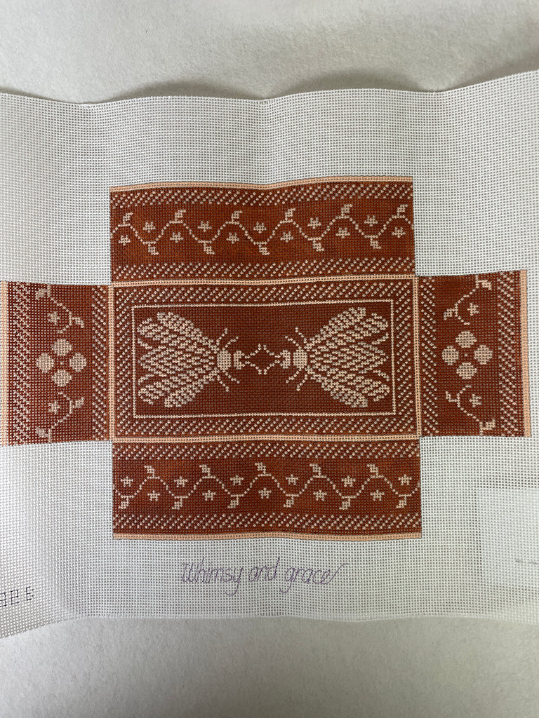 * Whimsy and Grace WG 11632B N's Bee Brick- Terra Cotta and Wheat