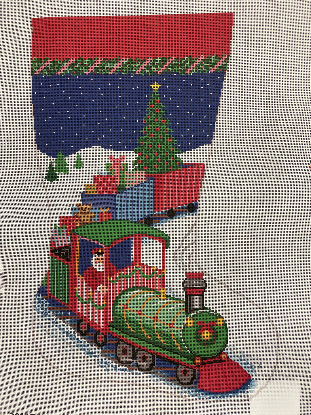 NeedlePaint 281979 Holiday Train Stocking
