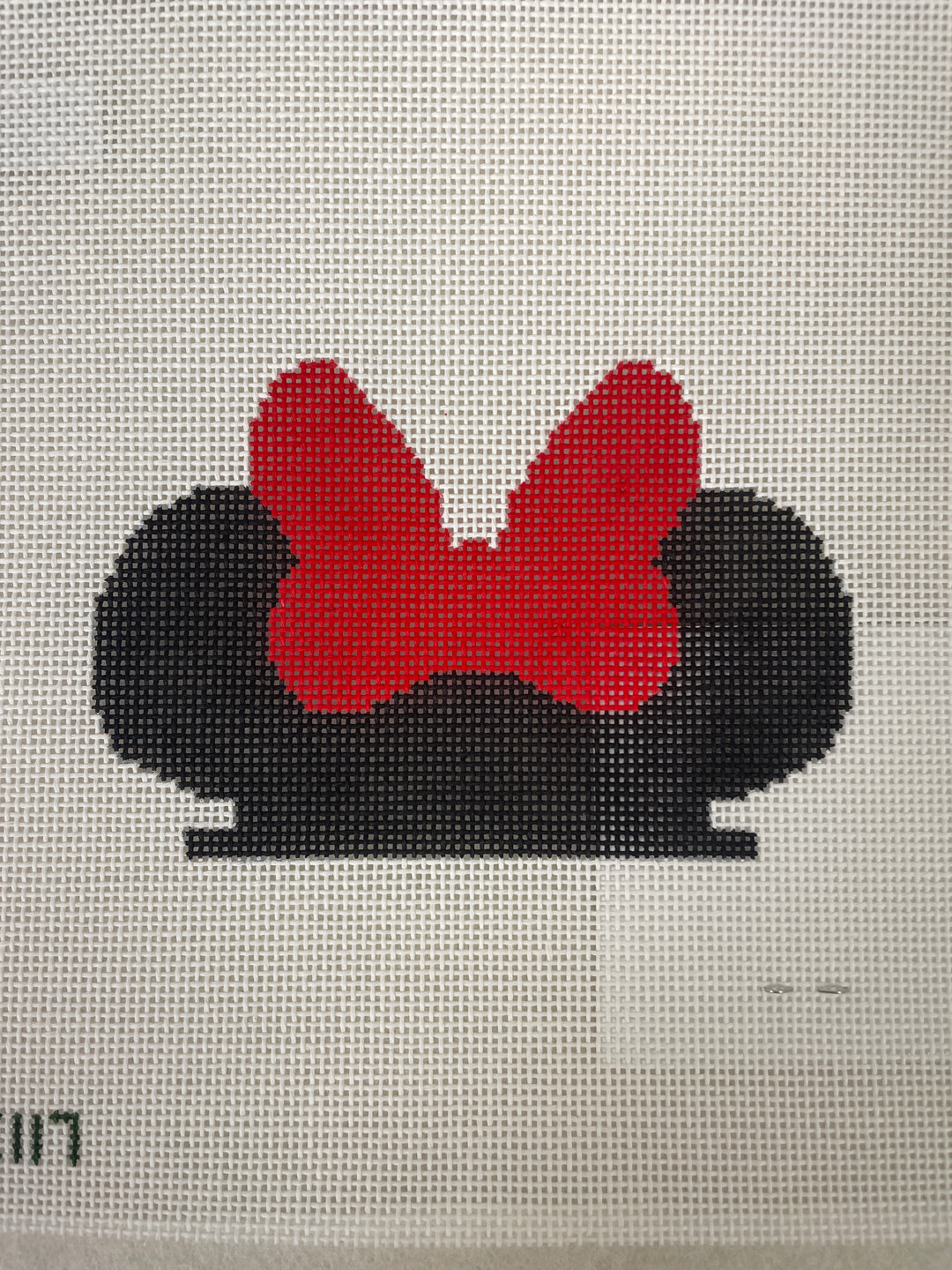 *Elm Tree Needlepoint Designs XC117 Mini with Bow- Half