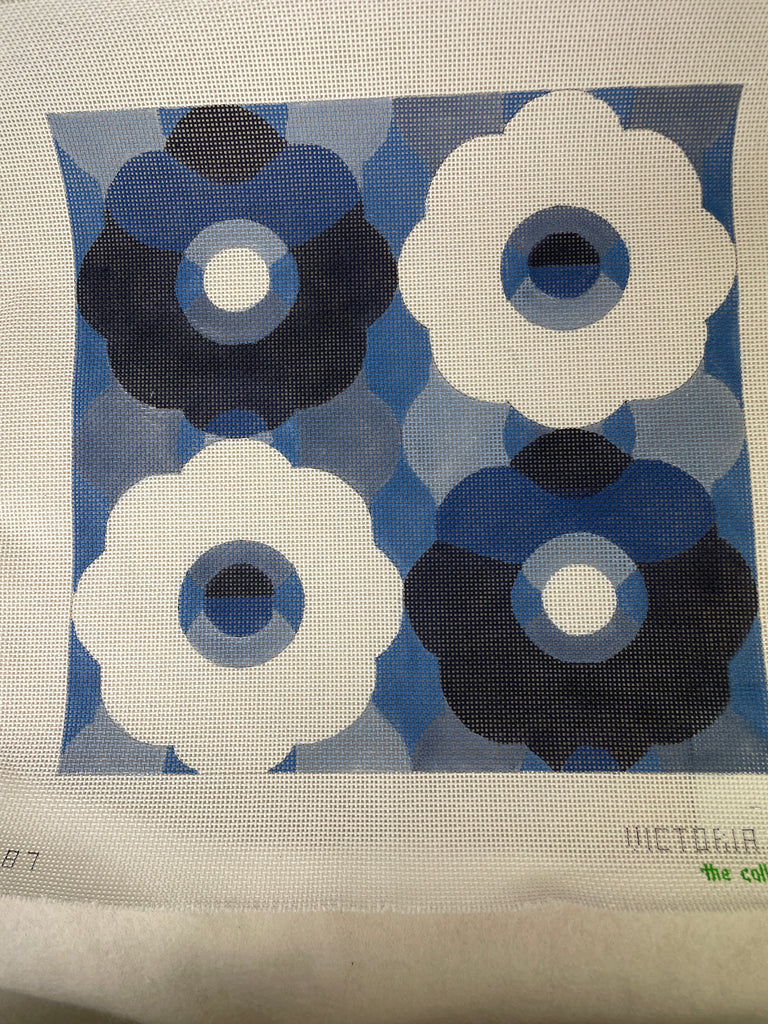 * The Collection Designs/ Victoria Bright VB1087 Flower McFlower Blue