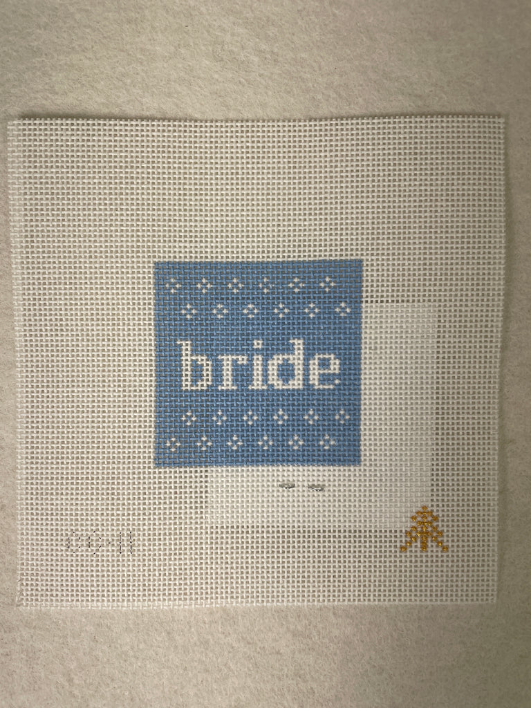 * Evergreen CC11 Bride Needlepoint Canvas for Can Cozy