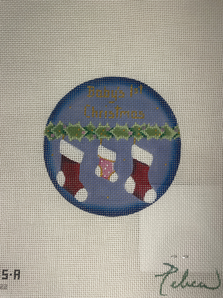 * Rebecca Wood 1065A Baby's First Christmas, Girl
