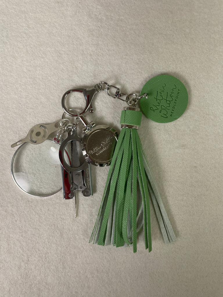 * Victoria Whitson Needlepoint VW Tassel Kit- Liz's Irish Green