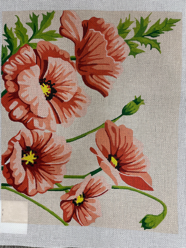 * Labors of Love LL580 Poppies on 13 mesh