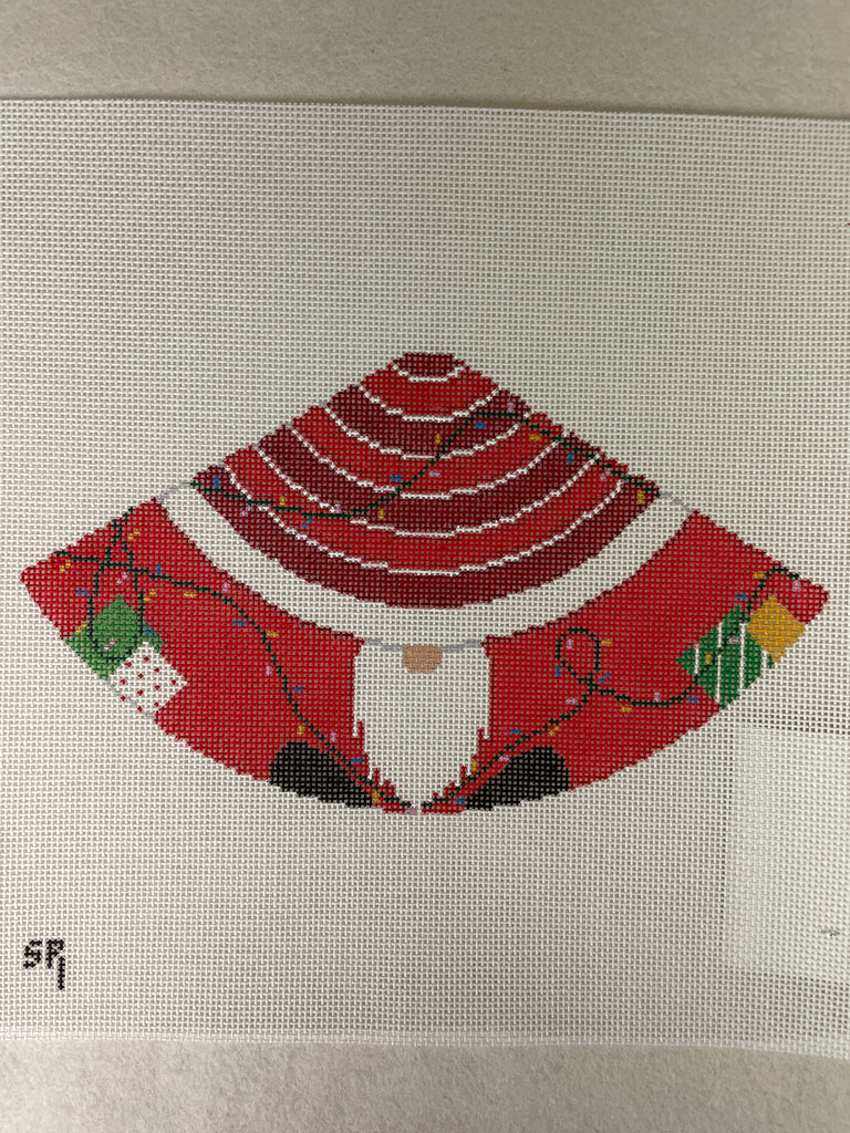* Susan Roberts Needlepoint 5154 Gnome in Lights- Cone