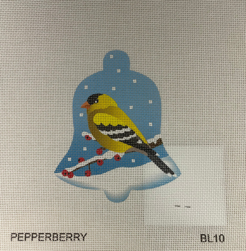 * Pepperberry Designs BL10 Goldfinch Snow Bell