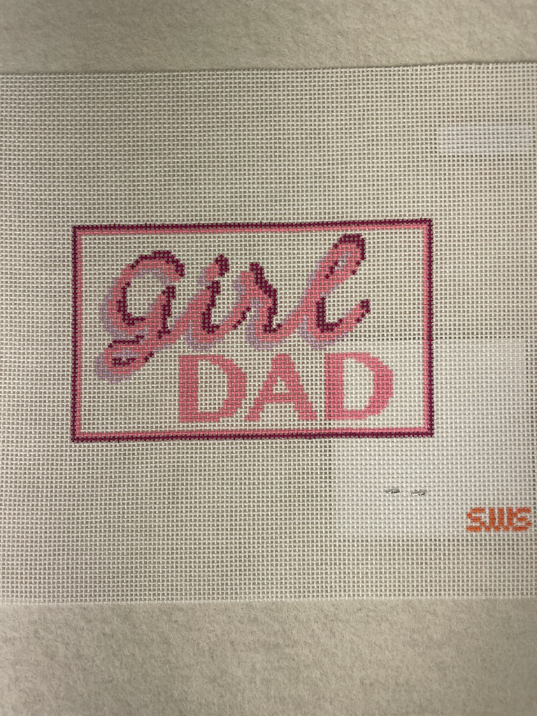 *Stitching with Stacey Needlepoint Designs Girl Dad