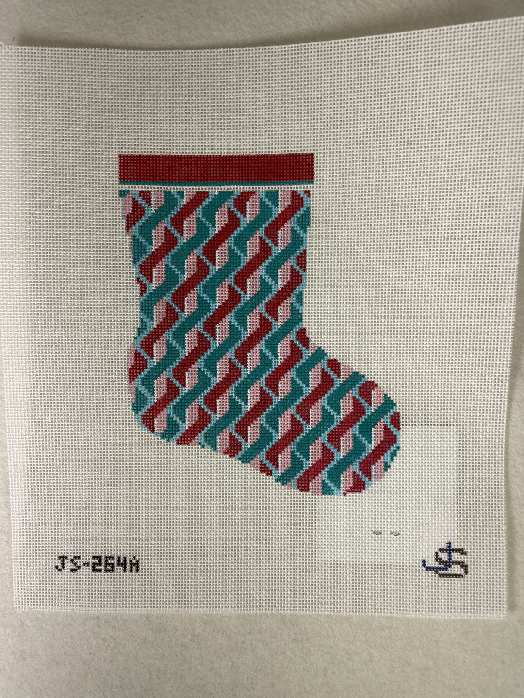 * Jeni Sandberg JS264A Twist Mini Christmas Stocking