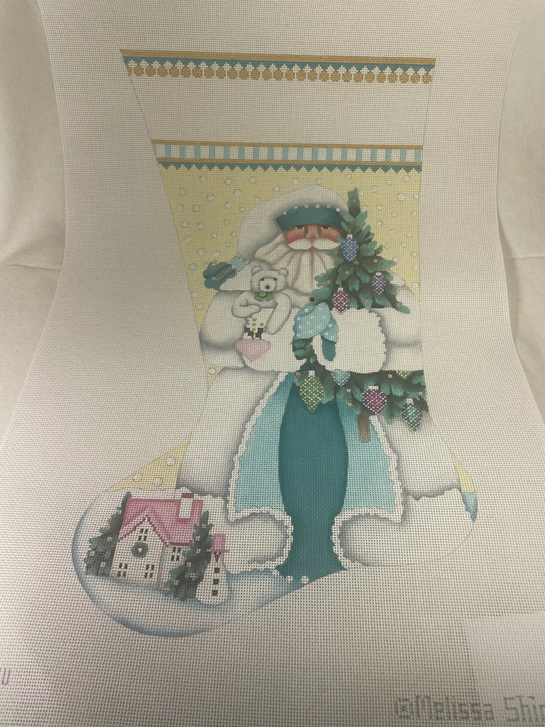 Melissa Shirley 205UU 13M Winter White Santa Sock