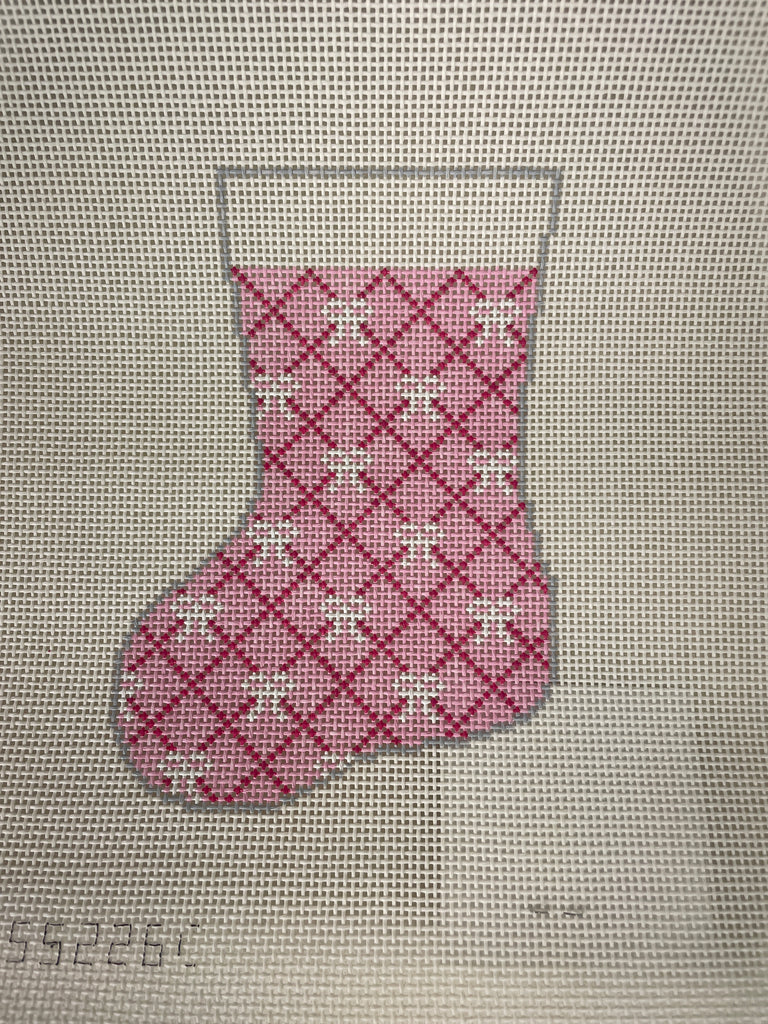 * Stitch Style SS226C Bow Mini Stocking-Pink