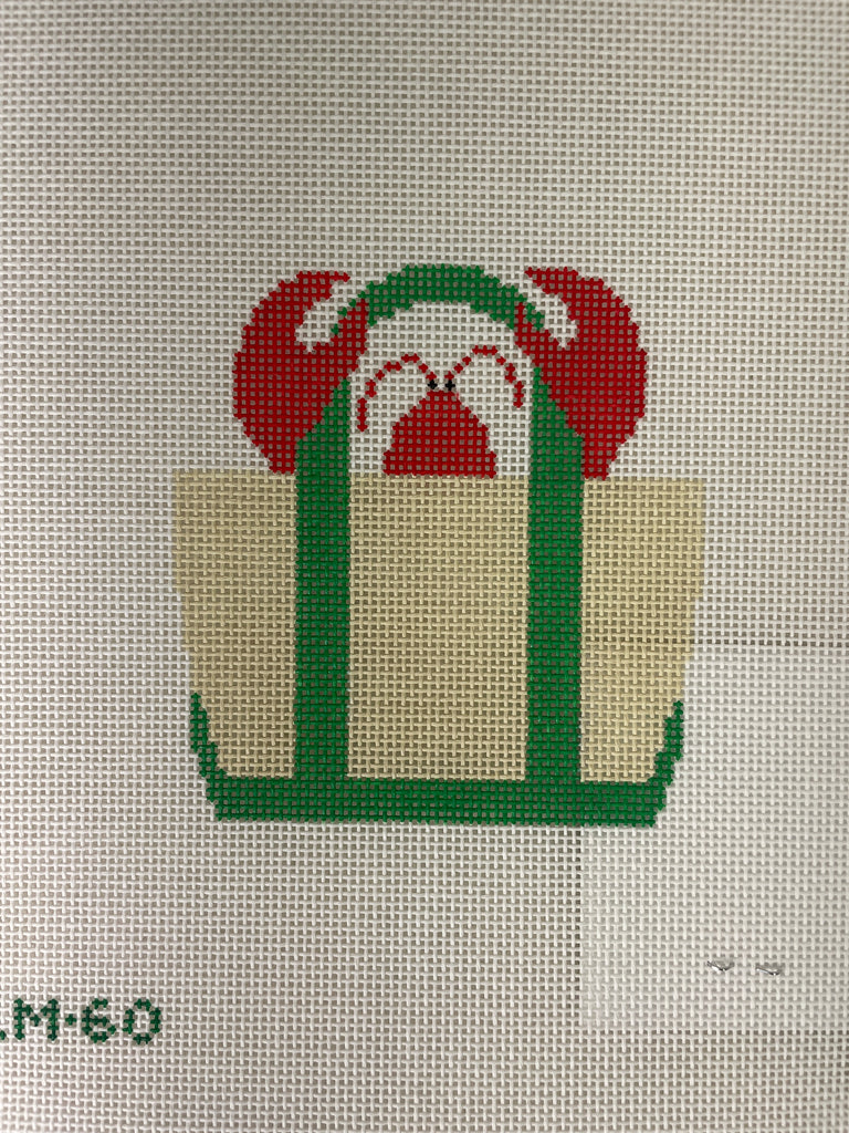 * Tout Le Monde Needlepoint TLM60 Lobster Tote- Seaweed Green