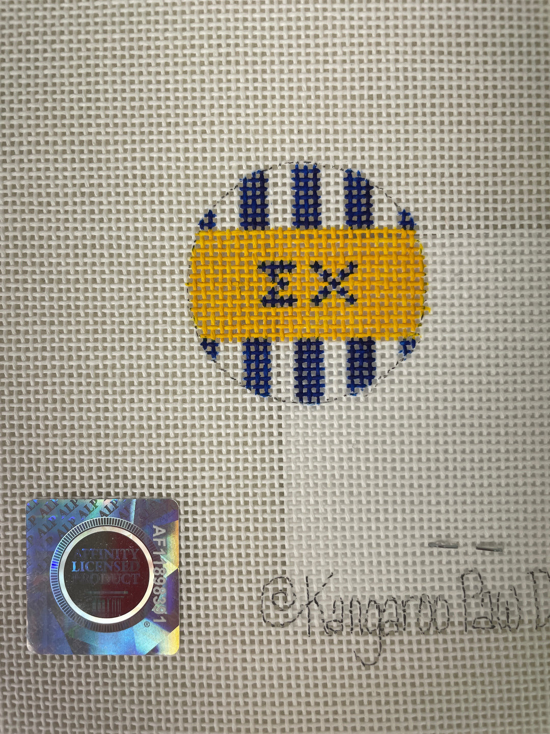 Kangaroo Paw Designs IR22 Sigma Chi 1.5" Fob Insert