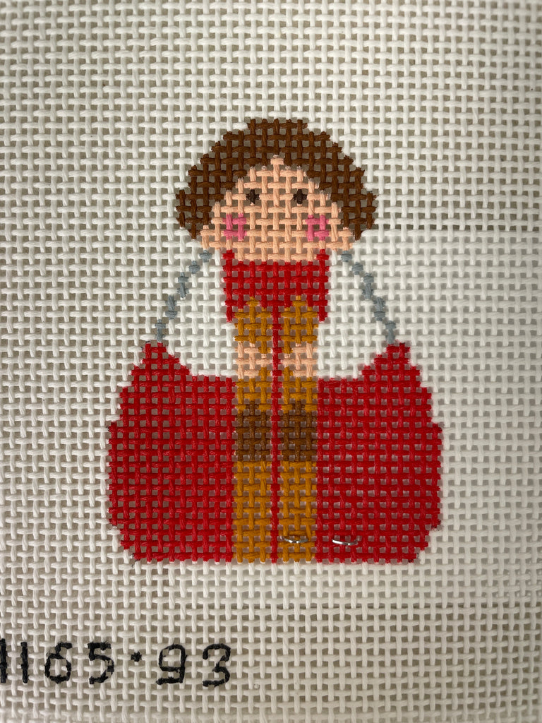 Stitch It's SI165-93 Skiing Angel