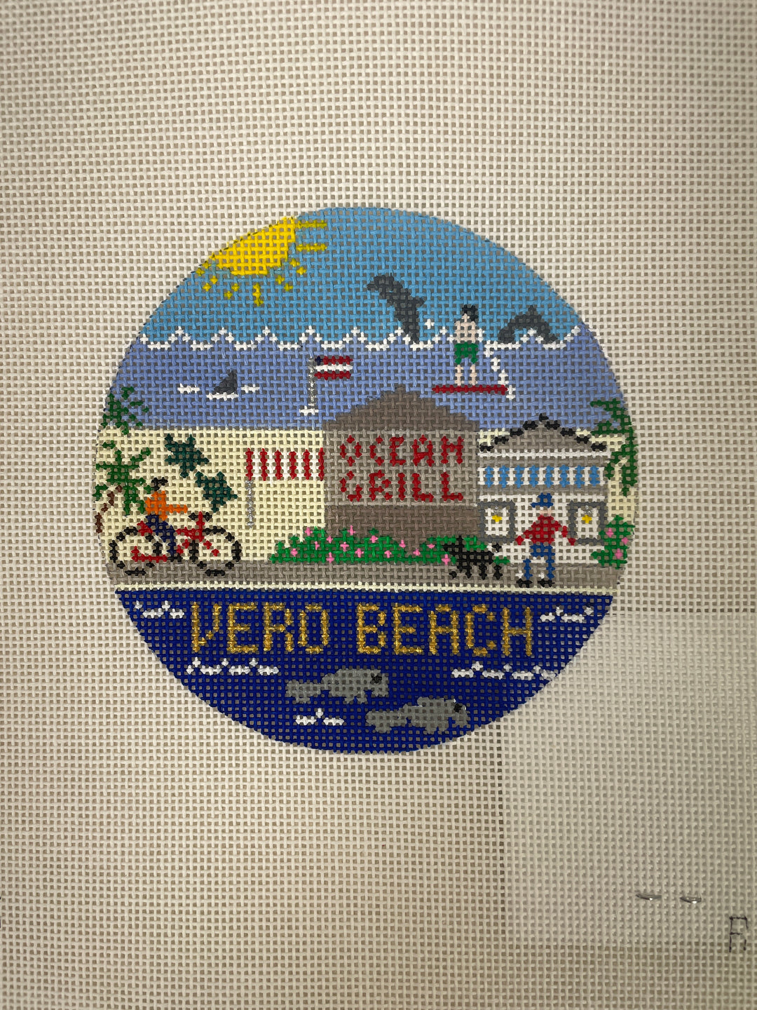 * Doolittle Stitchery R345 Vero Beach Round
