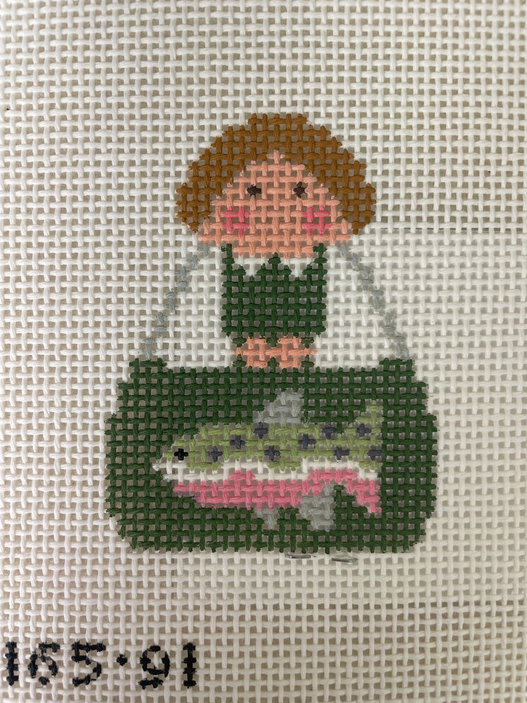 Stitch It's SI165-91 Fishing Angel