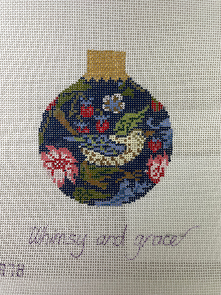 * Whimsy and Grace WG 12878 Strawberry Thief Reflection