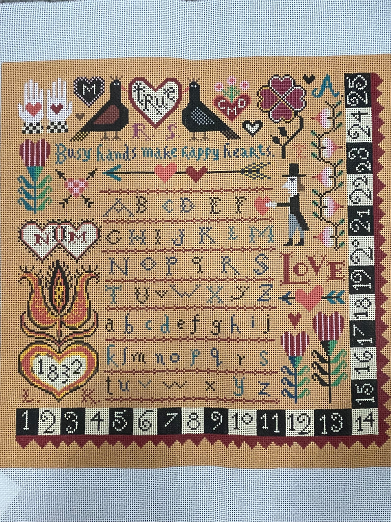 * Birds of a Feather BF309 Happy Hearts Sampler