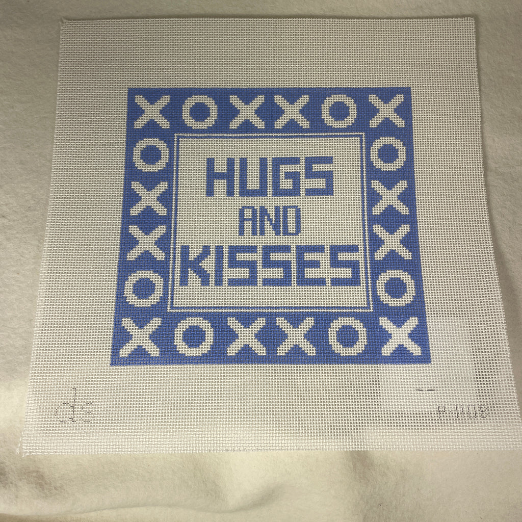 *Doolittle Stitchery P110 Hugs and Kisses- Blue