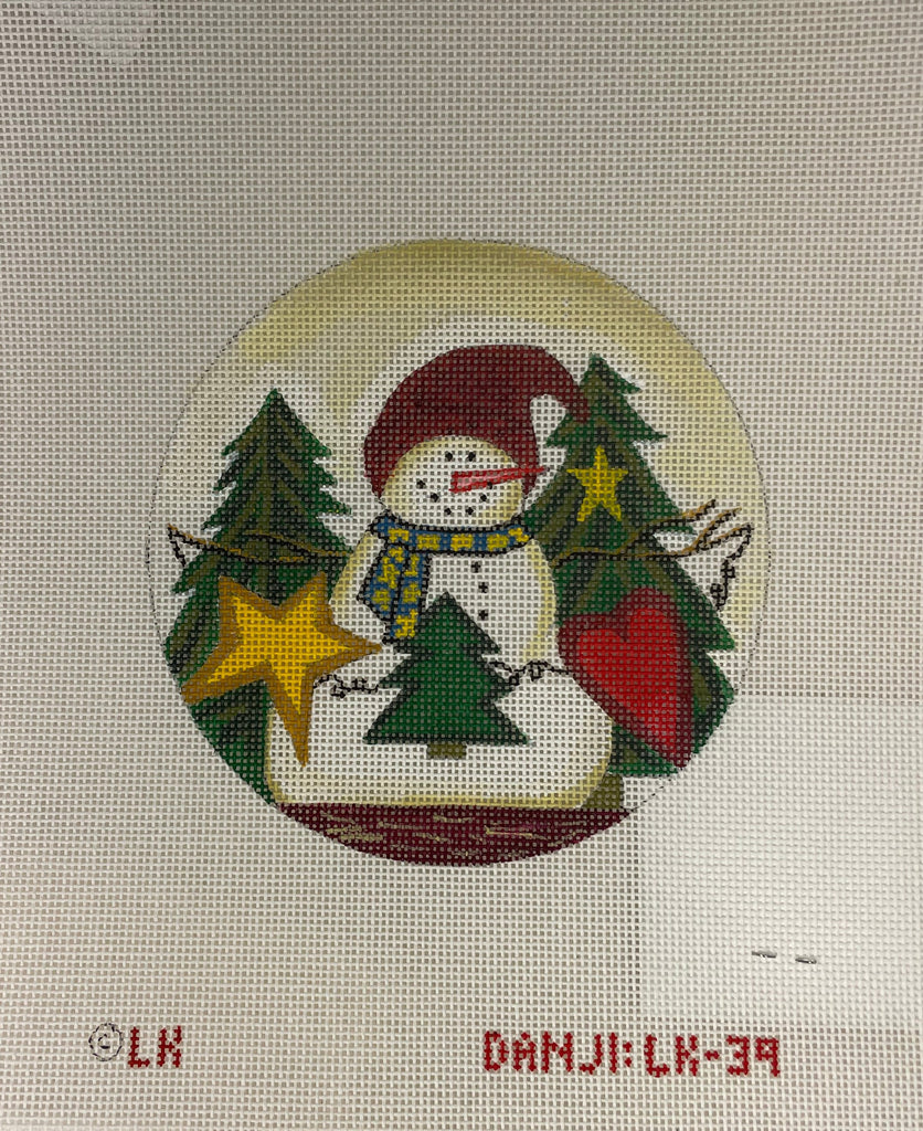 * Danji Designs LK39 Snowman Happy Holidays