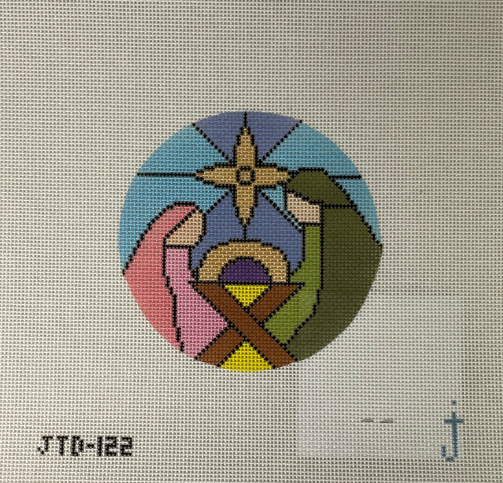 Jessica Tongel Designs JTD122 Creche Stained Glass Ornament