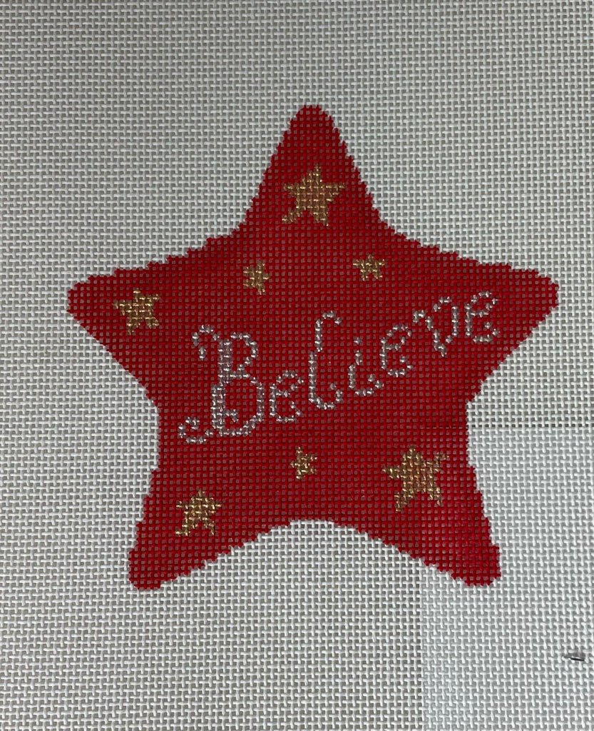 * Susan Roberts Needlepoint SR5771 Believe Star