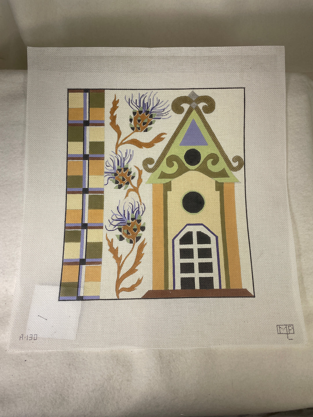 * SALE / Melissa Prince Designs A130 Fall Thistle Birdhouse