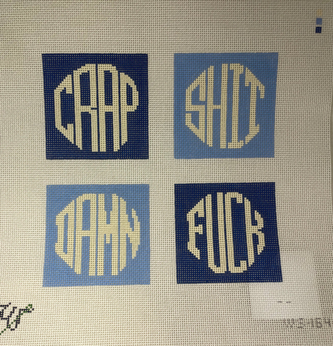 * Wipstitch 164 Coastal Blue Dirty Coasters