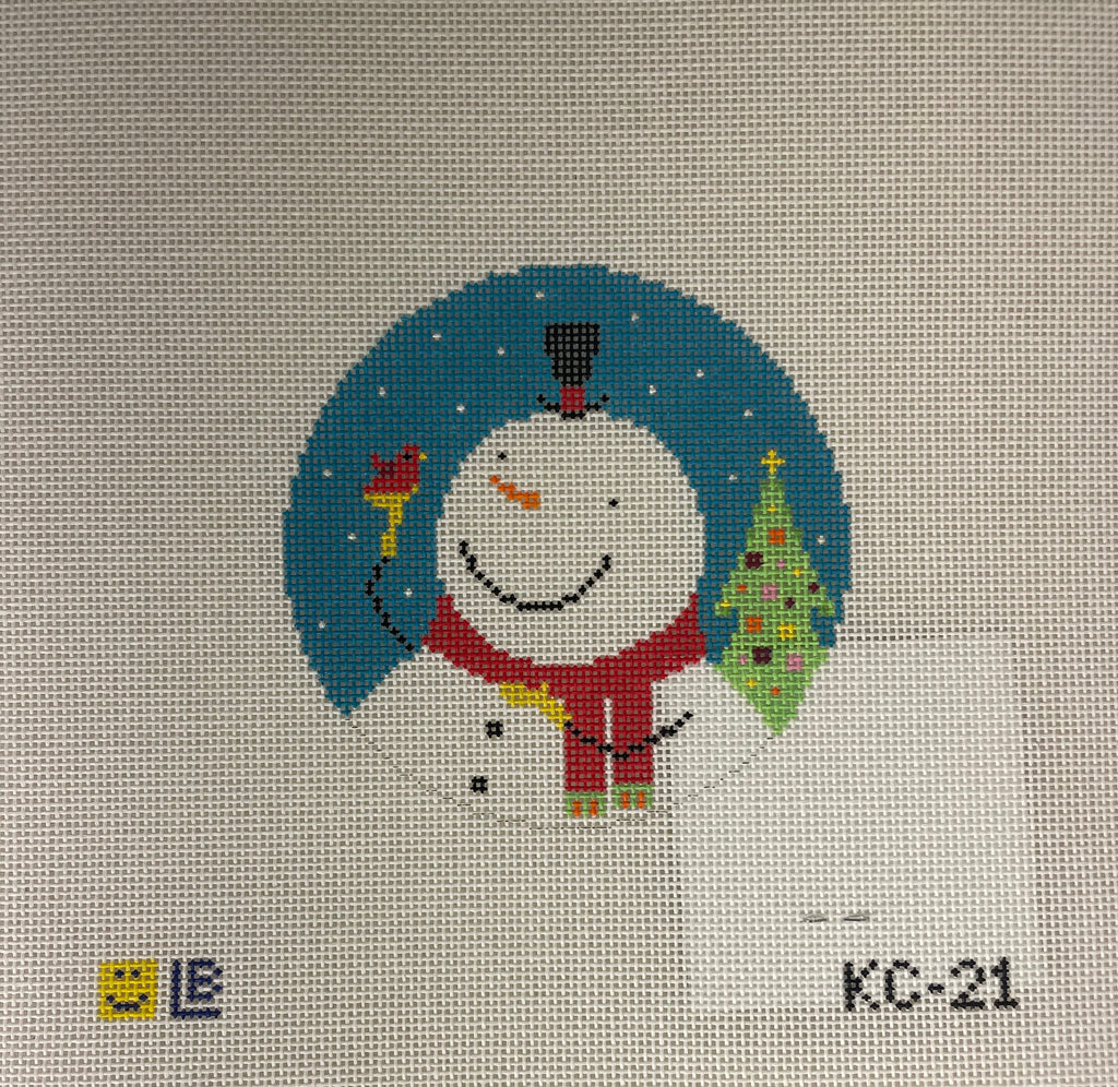 * Lauren Bloch Designs KC21 Best Friends (Cardinal and Snowman)