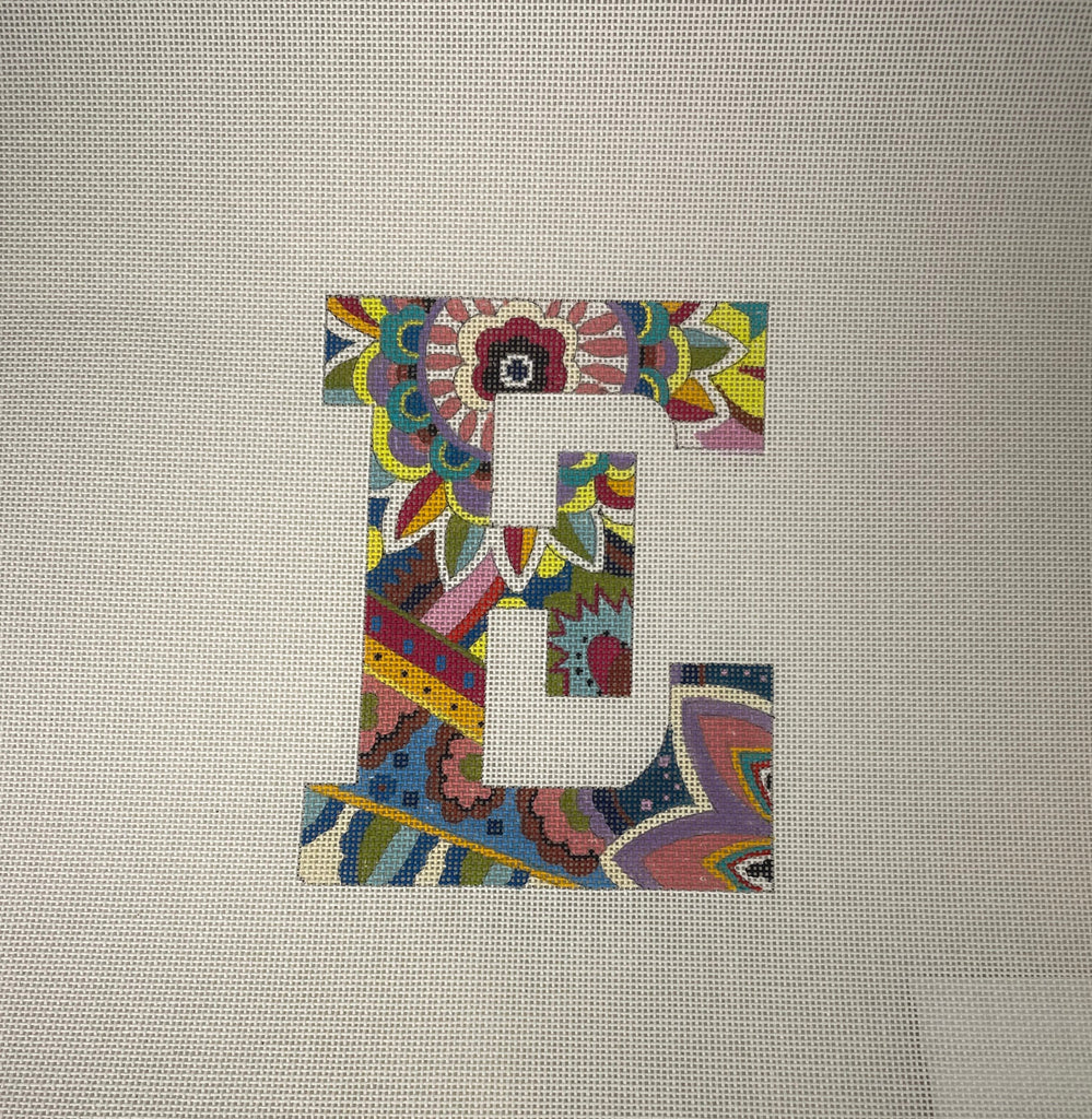* Colors of Praise Letter 'E' - 6in / 18m