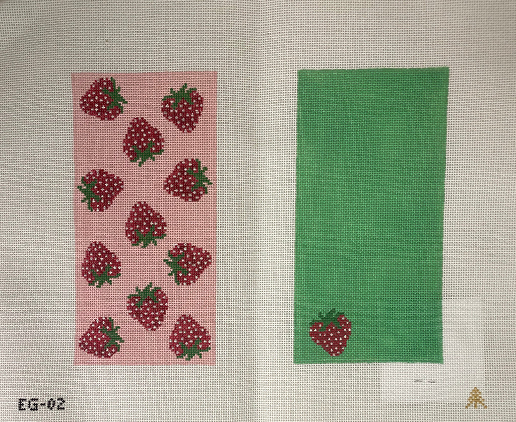 * Evergreen EG02 Strawberries Eyeglass Case