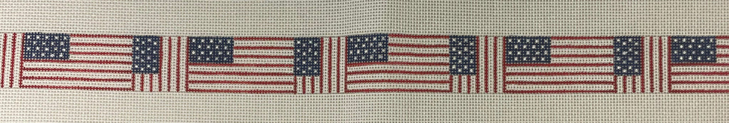 * Meredith Collection 318a American Flag Repeat Belt