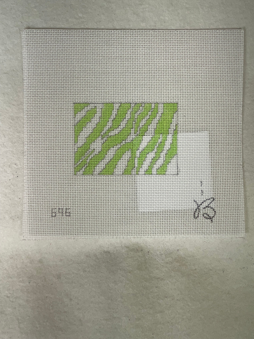 * Beth Grantz Design Zebra, Lime/White