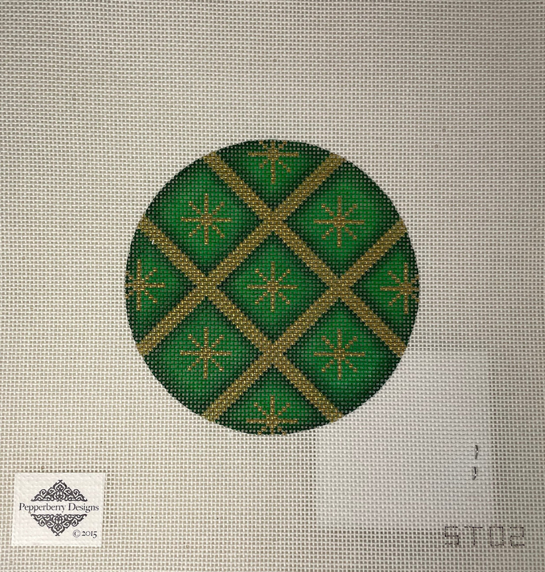 * Pepperberry Designs ST02 Quilted Star Green