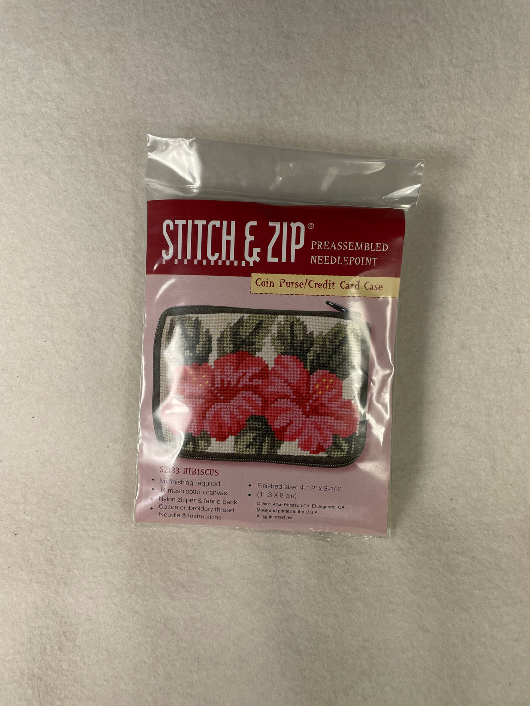 Alice Peterson SZ133 Hibiscus Coin Purse