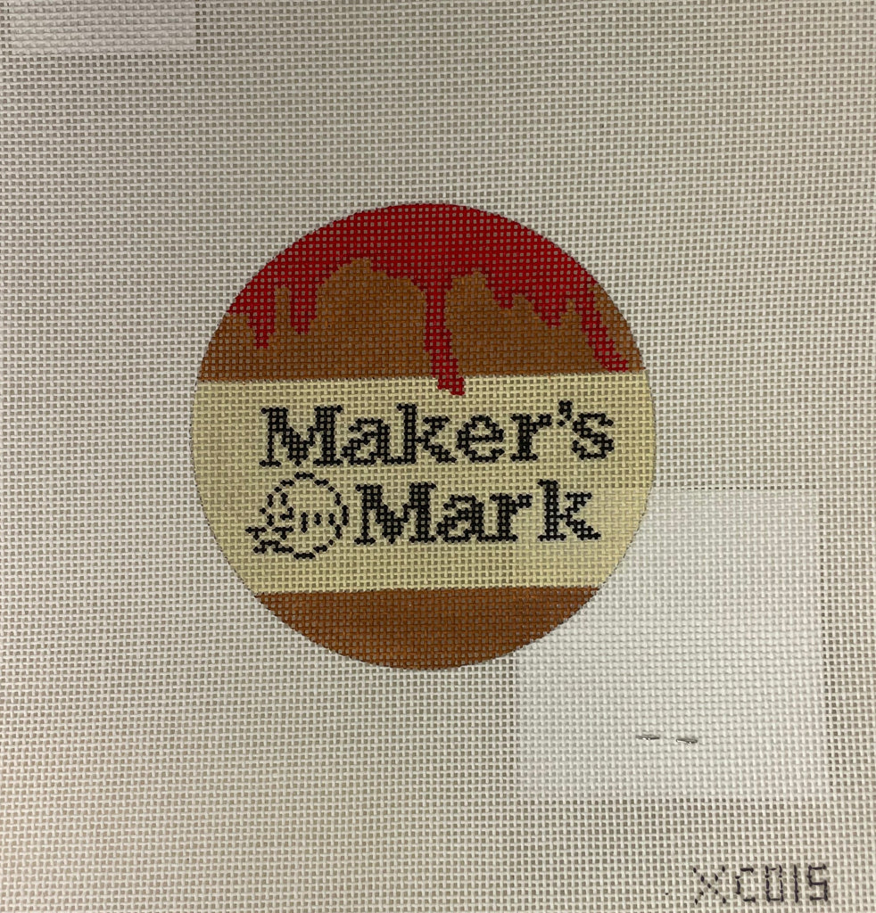 * Elm Tree Needlepoint XC015 Christmas: Makers Mark Round