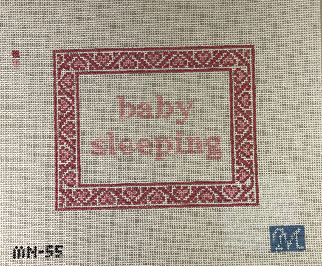 *Maura Nolan Designs MN54 Baby Sleeping- Pink