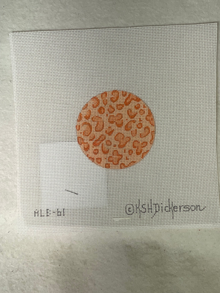 * Kate Dickerson ALB61 Orange Leopard Disk